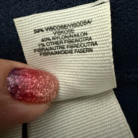 Rachel Roy Navy Blue Long Sleeve Fitted Sweater Mini Dress Size XS - Picture 5 of 8